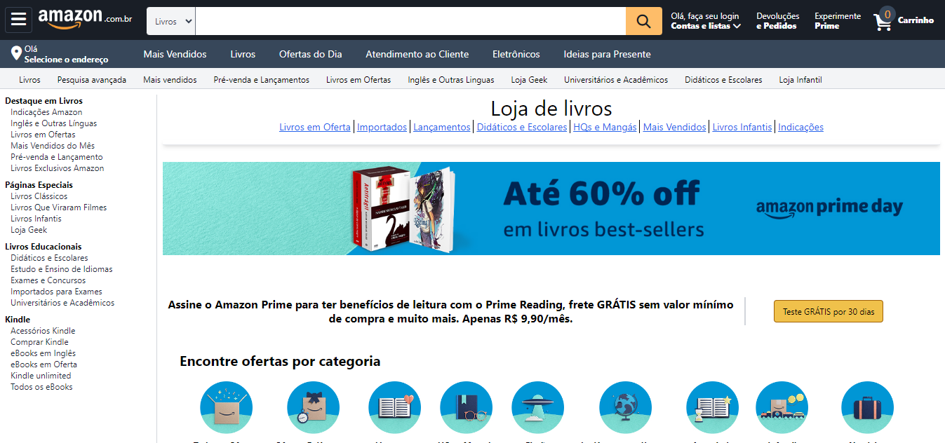 Imagem do projeto Clone do Site Amazon