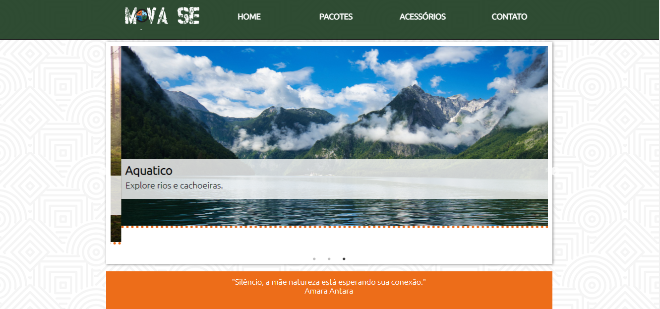 Imagem do projeto mova-se feito em sala de aula no Senac